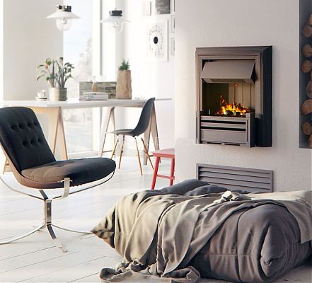 Очаг Brookline Black